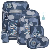 Beckmann Classic 22L Schulrucksack-Set 6tlg Tiger Race von Beckmann