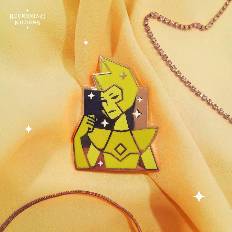 steven Universe Gelber Diamant Emaille Pin steven Universe Gelber Diamant Emaille Pin von BeckoningNotions
