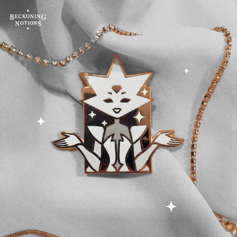 steven Universe Weißer Diamant Emaille Pin von BeckoningNotions