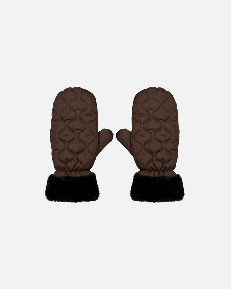 Becksöndergaard Fäustlinge Makara Puff gesteppte Winterhandschuhe Damen - Mittens aus Polyester von Becksöndergaard