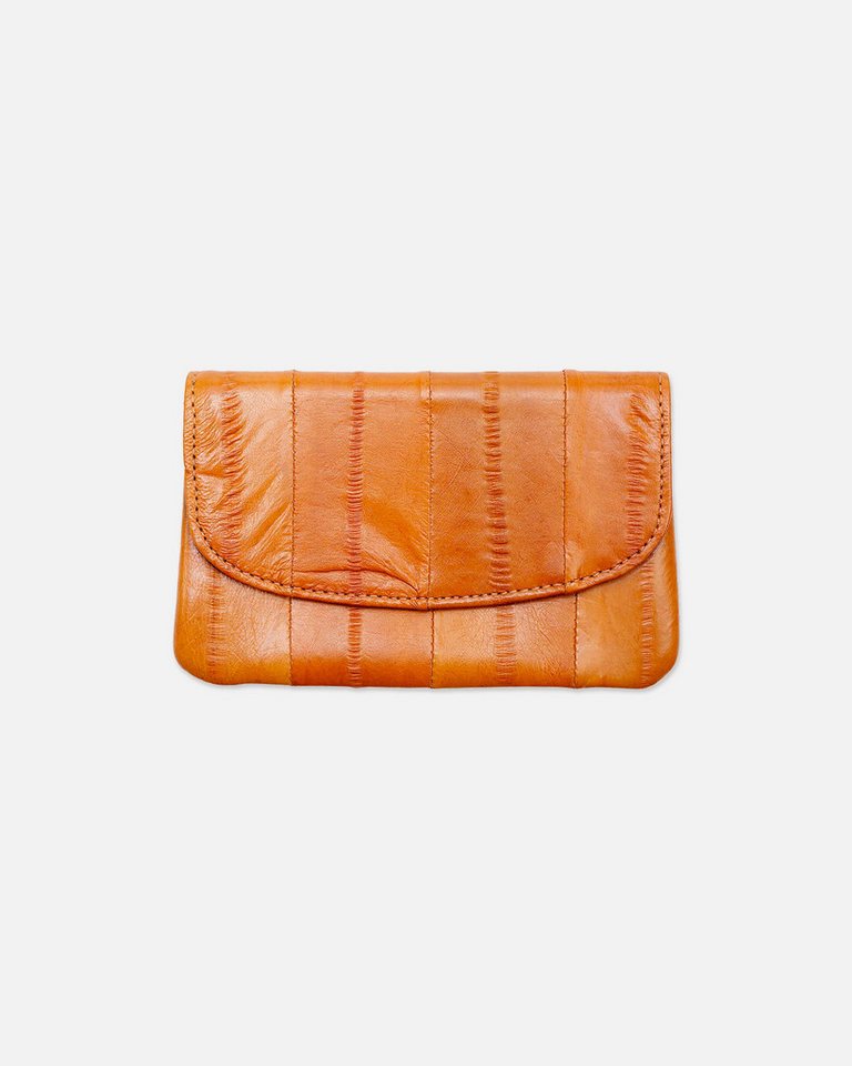 Becksöndergaard Geldbörse Handy Portemonnaie für Damen - Handlich klein aus weichem Leder, in Camel - 11,5 x 7,5 cm - Platz für Geld & Karten von Becksöndergaard