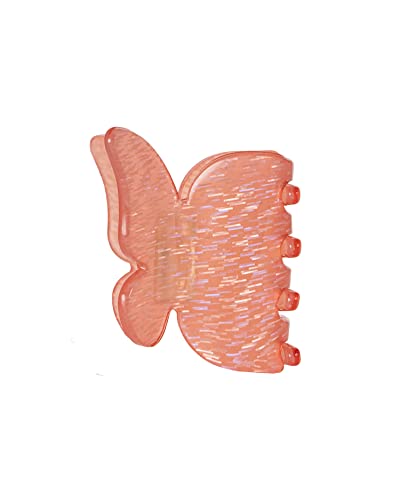 Becksöndergaard Haarklammer Damen - Splash Butterfly Hair Claw in Pink (Orchid Pink) - Haarspange/Haarklaue in Schmetterling Form aus 100% Acryl - One Size von Becksöndergaard