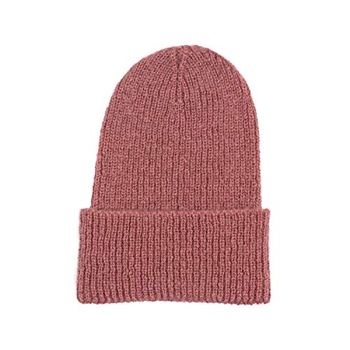 Becksöndergaard Jadia Beanie Desert Sand (Pink) - Beanie Strickmütze/Wintermütze/Mütze Damen Einfarbig - Kuschelig Warm Weich - Größe One Size - 2007706003-320 von Becksöndergaard