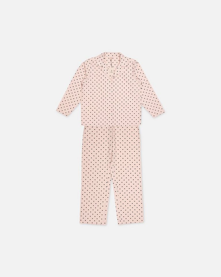 Becksöndergaard Schlafanzug Dot Pyjama Set Damen - Pyjamaset mit Punkten aus Baumwolle von Becksöndergaard