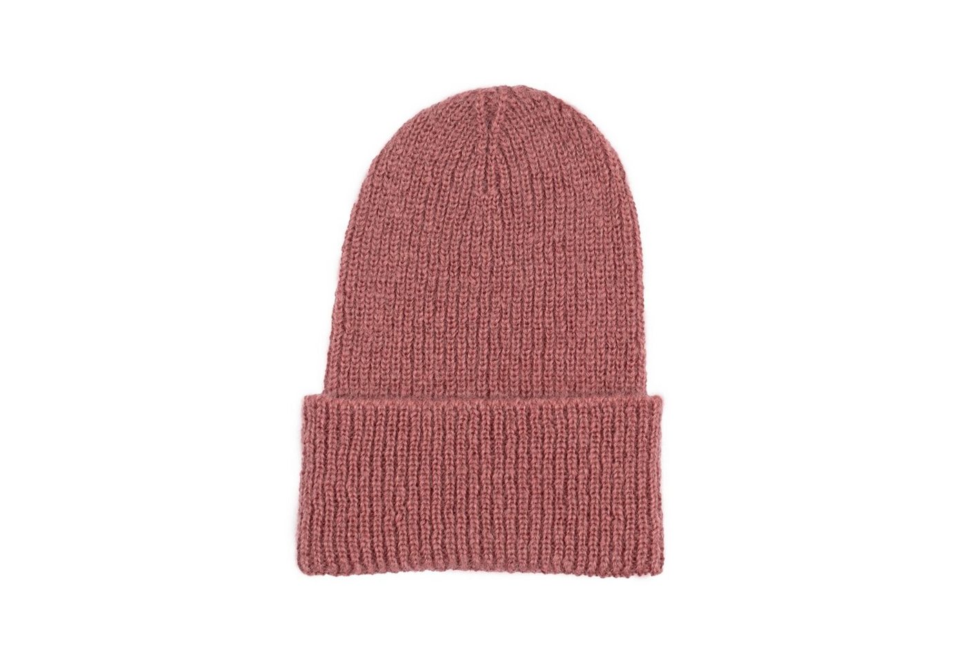 Becksöndergaard Strickmütze Damen Jadia Wintermütze - Beanie Mütze mit breitem Aufschlag von Becksöndergaard