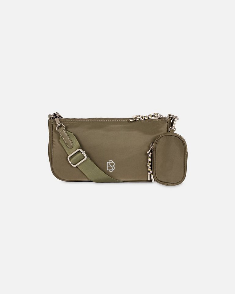 Becksöndergaard Umhängetasche Relon Macie Crossbody Bag - Handtasche Damen aus recycletem Polyester, in Grün 26x16x10 cm von Becksöndergaard