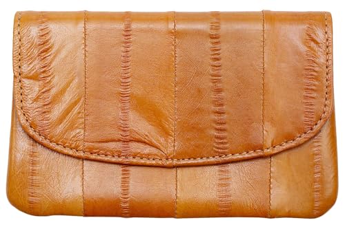 Becksöndergaard kleine Geldbörse für Damen Handy in Braun (Camel/126) - handlich kleines Portemonnaie aus Leder weich & strapazierfähig - Größe 11x7 cm - 100700-126 von Becksöndergaard