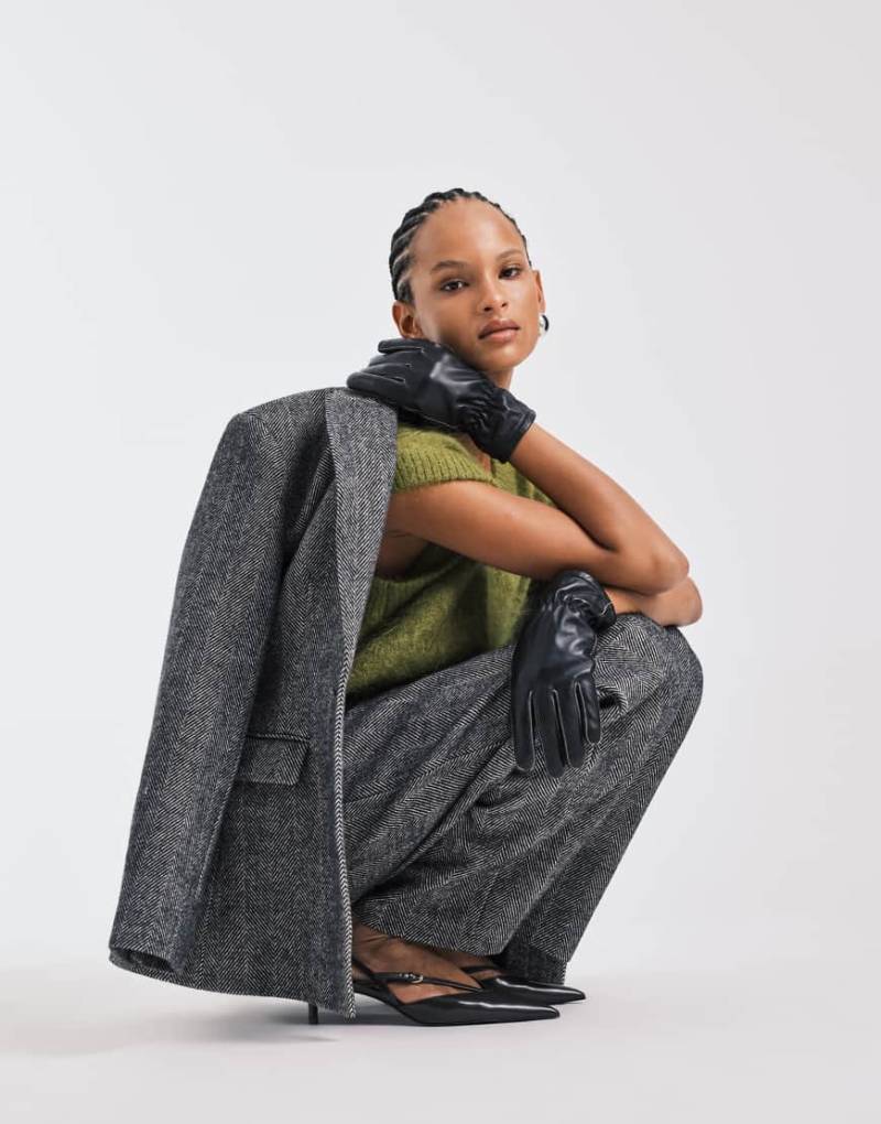 Becksondergaard - Glattleder-Handschuhe in Schwarz von Becksondergaard