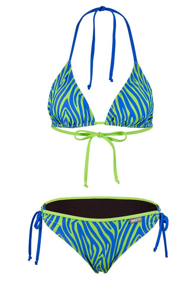 Beco Beermann Triangel-Bikini-Top Zebra Vibes (2-St), mit stylischen Farbakzenten von Beco Beermann