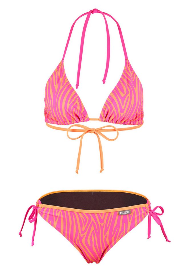 Beco Beermann Triangel-Bikini-Top Zebra Vibes (2-St), mit stylischen Farbakzenten von Beco Beermann