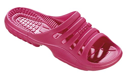 BECO Damen Pantoletten, Badelatschen Unisex, Pink Pink 4, 38 EU von Beco