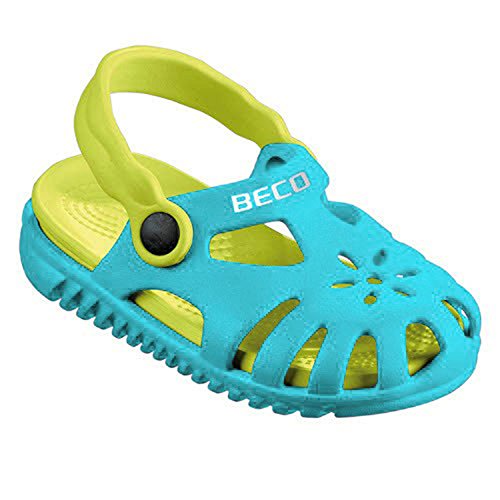 Beco Kinder Sandale, Unisex-Kinder Slingback Sandalen, Blau (blau 6), 28 EU (10 UK) von Beco