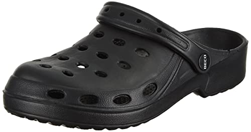 Beco Clogs Herren – leichte Herren Clogs mit bequemem Fußbett & praktischem Fersenriemen – Größe: 41-45 von Beco