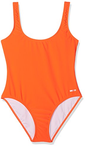 Beco Damen zwemkleding Basic Schwimmkleidung, Orange, 40 EU von Beco