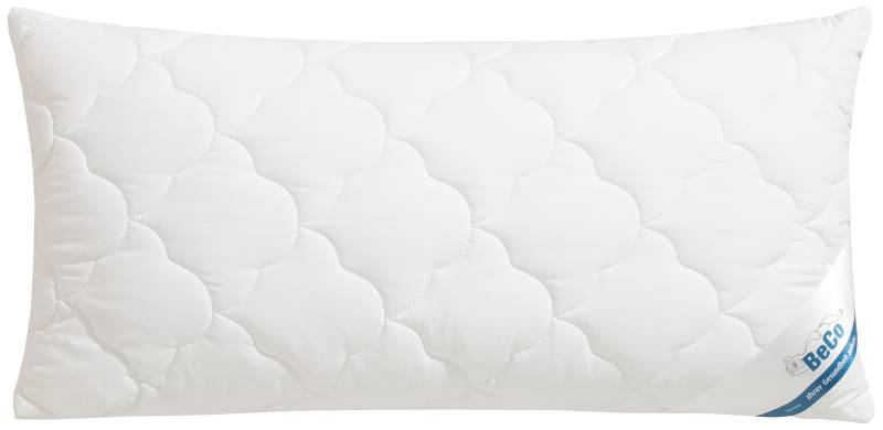 Beco Kopfkissen "EcoWell", Füllung: Polyester, Bezug: Bio-Baumwolle oder Microfaser-Feinbatist samtweich, (1 St.), Kissen in den Größen 40x80 cm und 80x80 cm erhältlich von Beco