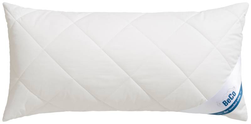 Beco Microfaserkissen "BeCo Greenfirst gestepptes Kopfkissen 40x80 & 80x80cm" Füllung: Faserbaellchen 1 Stk. tlg. von Beco