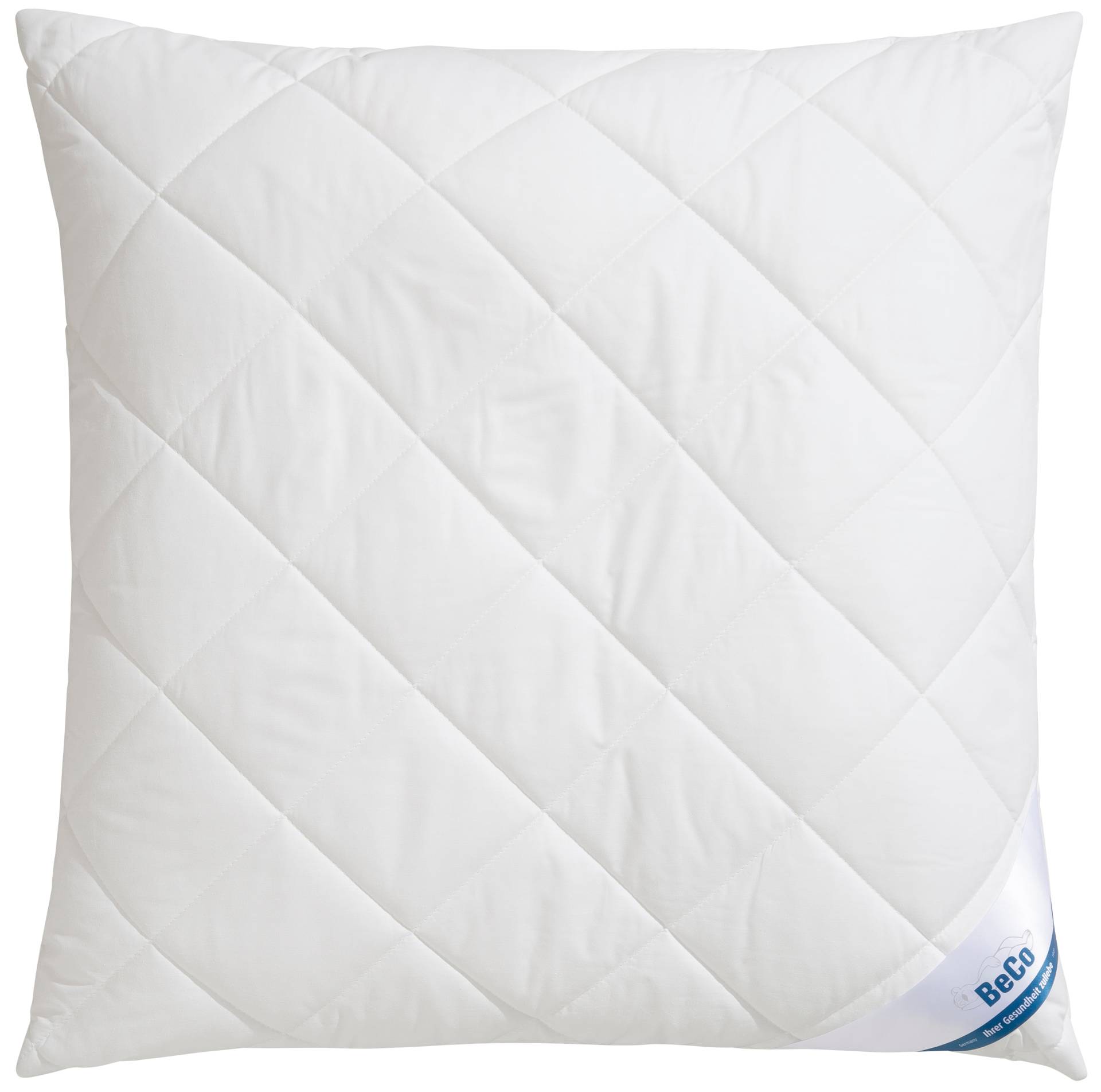 Beco Microfaserkissen "BeCo Greenfirst gestepptes Kopfkissen 40x80 & 80x80cm" Füllung: Faserbaellchen 1 Stk. tlg. von Beco