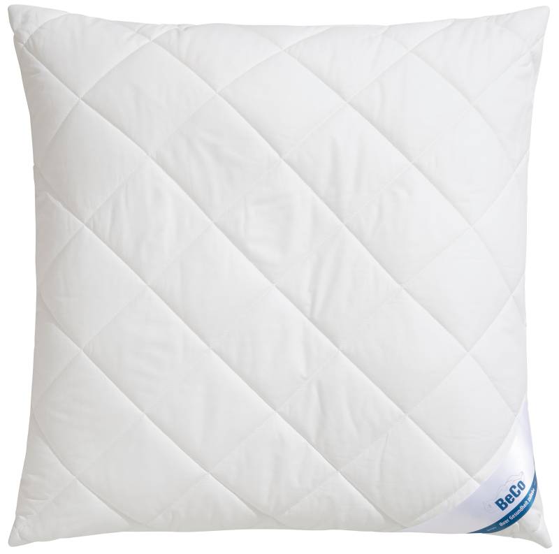 Beco Microfaserkissen "BeCo Greenfirst gestepptes Kopfkissen 40x80 & 80x80cm" Füllung: Faserbaellchen 1 Stk. tlg. von Beco