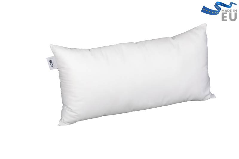 Beco Microfaserkissen "MF 50 glatt", Füllung: Klimafaser, Bezug: Microfaser, (2 St.), Kissen Set in 4 Größen von Beco