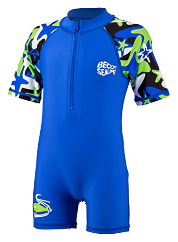 BECO Unisex Kinder Sunsuit-831 Sonnenanzug, blau, 140 cm von Beco