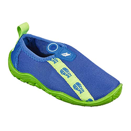 BECO Unisex Jugend Sealife Surfschuhe, Badeschuhe, Strandschuhe, Schwimmschuhe, blau von Beco