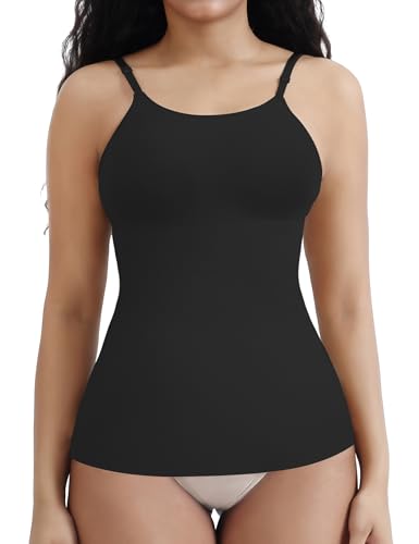 Becotal Shapewear Unterhemd Damen Bauchweg Shape Nahtloses Formende Tops Für Damen Shaping Trägertop Body Shaper Kompressions Tanktop Shirt Camisole von Becotal