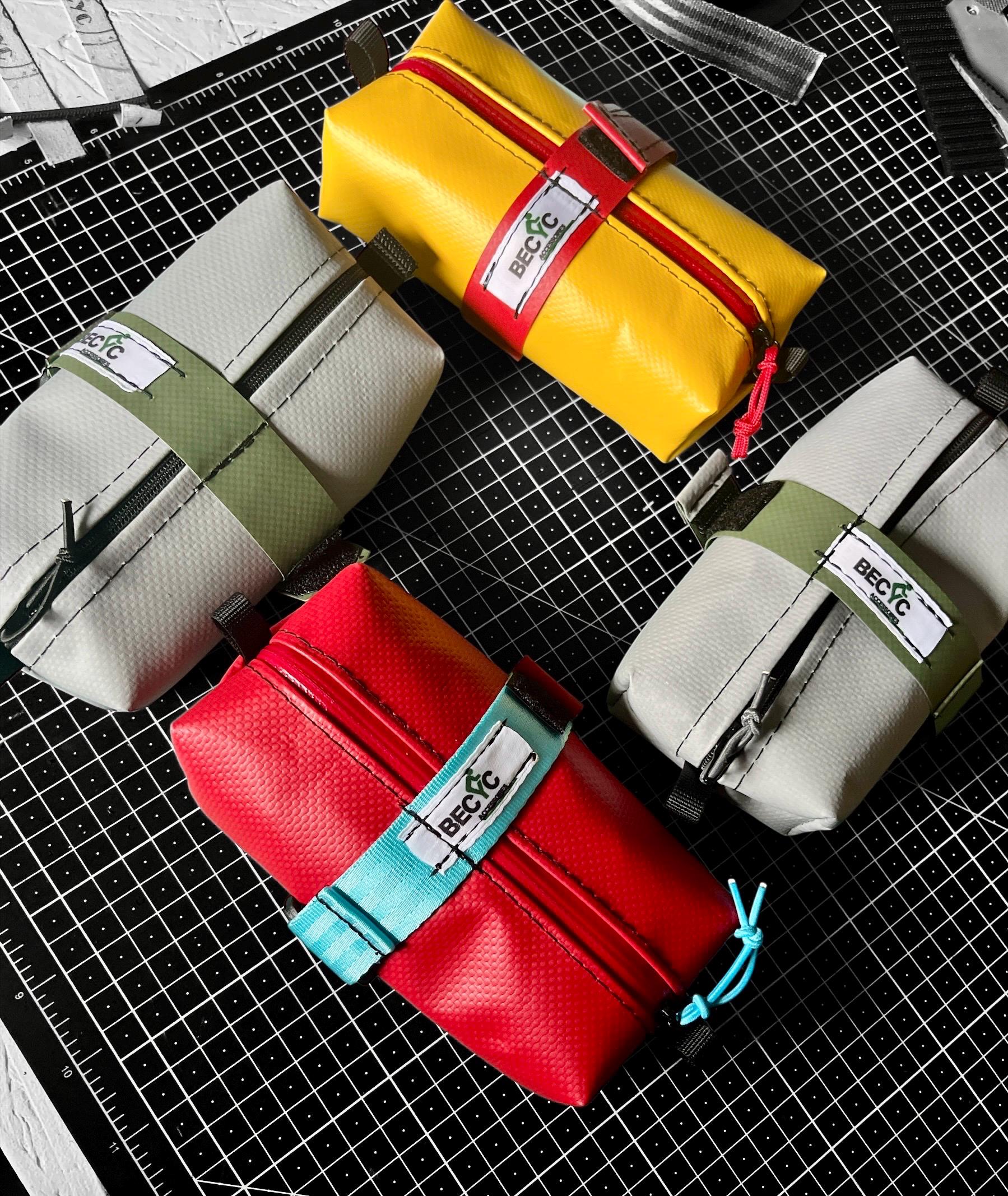 Satteltasche, Fahrradtasche Aus Lkw Plane, Wasserabweisend Und Stabil von Becyc