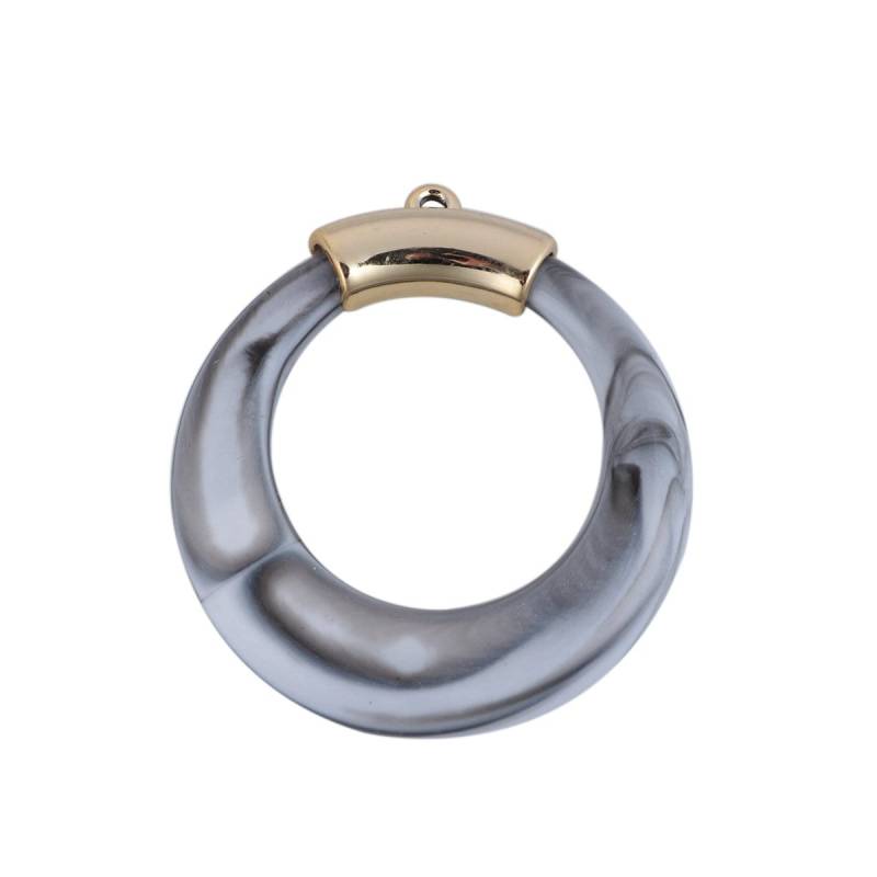 Acryl Anhänger Kreis Ring Grau Marmor-Effekt 56mm | 2 2/8" X 51mm(2" Acryl Anhänger Kreis Ring Grau Marmor-Effekt 56mm | 2 2/8" X 51mm(2" von BedazzledDesignsDFW