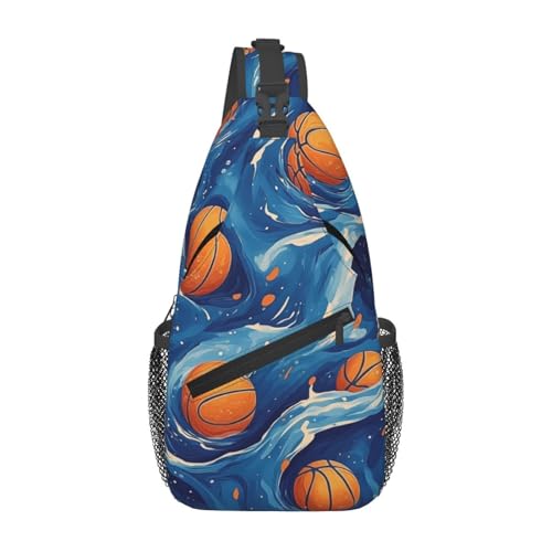 Bedbliss Schultertasche, Umhängetasche, Rucksack, Brusttasche, Fitnessstudio, Reisen, Wandern, lässiger Tagesrucksack, Basketball 14, 19x9x39cm Bedbliss Schultertasche, Umhängetasche, Rucksack, Brusttasche, Fitnessstudio, Reisen, Wandern, lässiger Tagesrucksack, Basketball 14, 19x9x39cm von Bedbliss