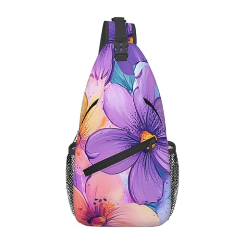 Bedbliss Schultertasche, Umhängetasche, Rucksack, Brusttasche, Fitnessstudio, Reisen, Wandern, lässiger Tagesrucksack, Blumen 12, 19x9x39cm Bedbliss Schultertasche, Umhängetasche, Rucksack, Brusttasche, Fitnessstudio, Reisen, Wandern, lässiger Tagesrucksack, Blumen 12, 19x9x39cm von Bedbliss