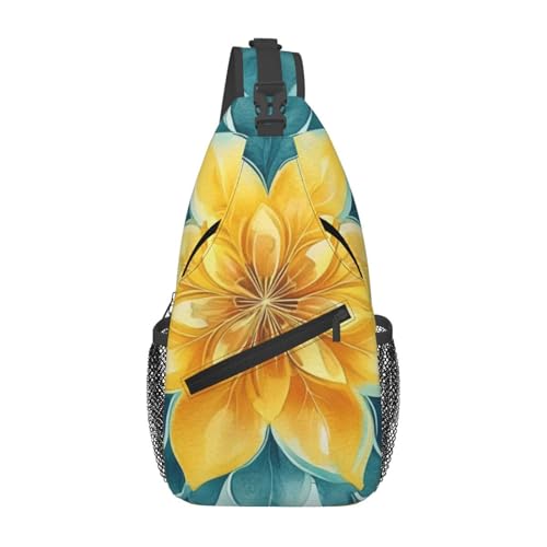 Bedbliss Schultertasche, Umhängetasche, Rucksack, Brusttasche, Fitnessstudio, Reisen, Wandern, lässiger Tagesrucksack, Blumen-Mandala 9, 19x9x39cm Bedbliss Schultertasche, Umhängetasche, Rucksack, Brusttasche, Fitnessstudio, Reisen, Wandern, lässiger Tagesrucksack, Blumen-Mandala 9, 19x9x39cm von Bedbliss