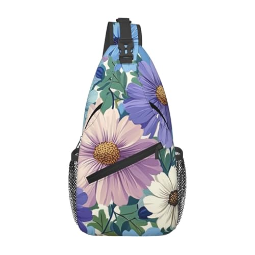 Bedbliss Schultertasche, Umhängetasche, Rucksack, Brusttasche, Fitnessstudio, Reisen, Wandern, lässiger Tagesrucksack, Bunte schöne Blumen 19, 19x9x39cm Bedbliss Schultertasche, Umhängetasche, Rucksack, Brusttasche, Fitnessstudio, Reisen, Wandern, lässiger Tagesrucksack, Bunte schöne Blumen 19, 19x9x39cm von Bedbliss