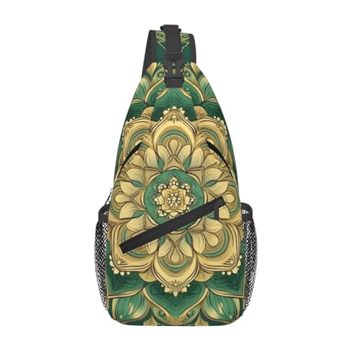 Bedbliss Schultertasche, Umhängetasche, Rucksack, Brusttasche, Fitnessstudio, Reisen, Wandern, lässiger Tagesrucksack, Flower Mandala 7, 19x9x39cm Bedbliss Schultertasche, Umhängetasche, Rucksack, Brusttasche, Fitnessstudio, Reisen, Wandern, lässiger Tagesrucksack, Flower Mandala 7, 19x9x39cm von Bedbliss