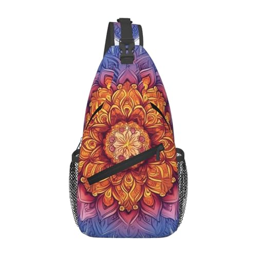 Bedbliss Schultertasche, Umhängetasche, Rucksack, Brusttasche, Fitnessstudio, Reisen, Wandern, lässiger Tagesrucksack, Mandala Flowers 6, 19x9x39cm Bedbliss Schultertasche, Umhängetasche, Rucksack, Brusttasche, Fitnessstudio, Reisen, Wandern, lässiger Tagesrucksack, Mandala Flowers 6, 19x9x39cm von Bedbliss