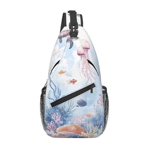 Bedbliss Schultertasche, Umhängetasche, Rucksack, Brusttasche, Fitnessstudio, Reisen, Wandern, lässiger Tagesrucksack, Meeresschildkröten 12, 19x9x39cm Bedbliss Schultertasche, Umhängetasche, Rucksack, Brusttasche, Fitnessstudio, Reisen, Wandern, lässiger Tagesrucksack, Meeresschildkröten 12, 19x9x39cm von Bedbliss