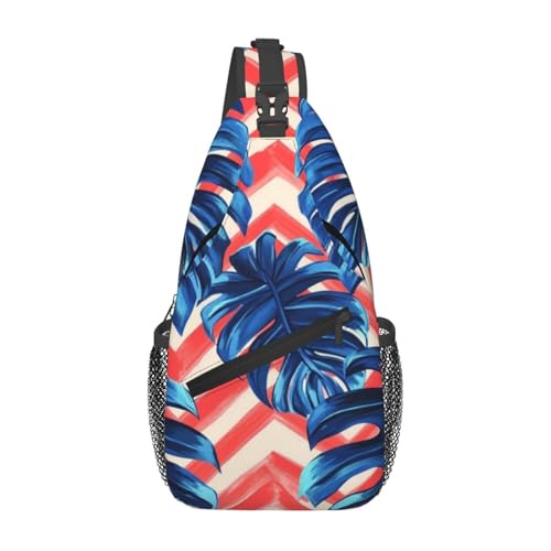 Bedbliss Schultertasche, Umhängetasche, Rucksack, Brusttasche, Fitnessstudio, Reisen, Wandern, lässiger Tagesrucksack, Tropical Leaves 7, 19x9x39cm Bedbliss Schultertasche, Umhängetasche, Rucksack, Brusttasche, Fitnessstudio, Reisen, Wandern, lässiger Tagesrucksack, Tropical Leaves 7, 19x9x39cm von Bedbliss