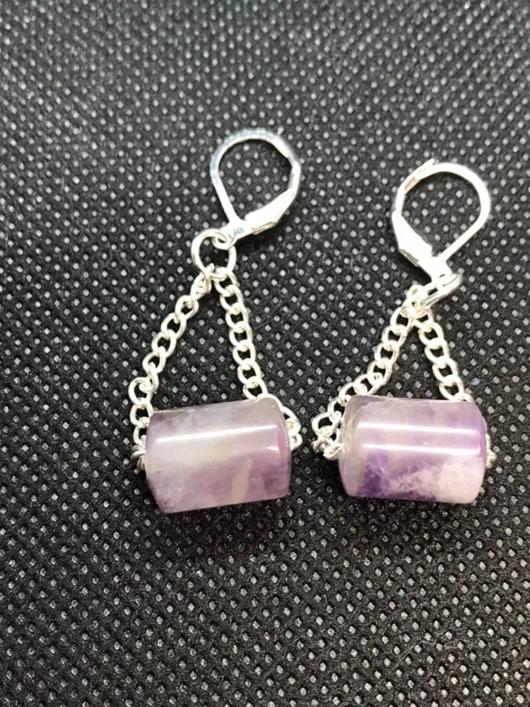 Amethyst Ohrringe Amethyst Ohrringe von BedeckedbyAbra