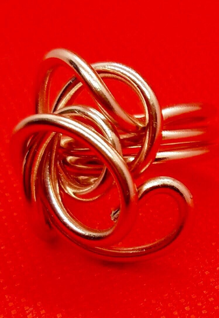 Rose Gold Abstrakter Ring Rose Gold Abstrakter Ring von BedeckedbyAbra