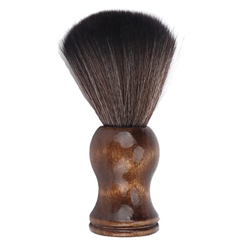 Bart-Rasierpinsel, Eleganter Weicher Haar-Nacken-Staubpinsel mit Holzgriff für Männer für den Friseursalon zu Hause von Bediffer