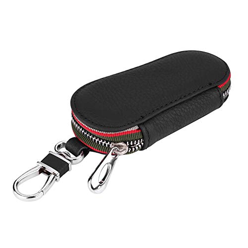 Bediffer Universal Auto Auto PU Leder Rei?Verschluss SCHL¨¹sseletui Halter Tasche Abdeckung die Meisten Autos Tragbare Gr??e (Schwarz),Autoschl¨¹ssel von Bediffer