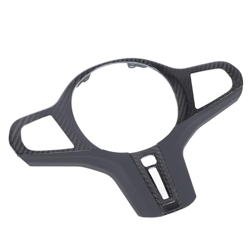 Carbon Fiber Steering Wheel Frame Trim Cover Protective Sticker for X3M X4M X5M X6M Sporty Interior Decoration (with Heating Button),Lenkrad von Bediffer