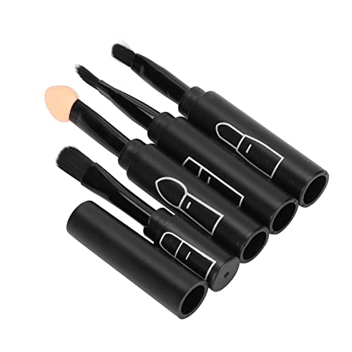 Einziehbare Make-up-Pinsel, 4-in-1, Weich, Komplett, Einziehbarer Lidschattenpinsel, Bequem für den Täglichen Gebrauch für Mädchen (#1) von Bediffer