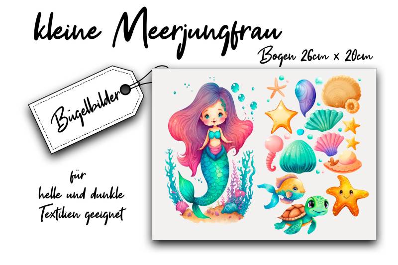 Bügelbilder Kleine Meerjungfrau Bügelbilder Kleine Meerjungfrau von Bedruckbares