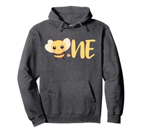 1. Geburtstag Biene, 1. Bienentag, erster Geburtstag Party Mädchen Pullover Hoodie von Bee Birthday Party Matching Family 1 Year Designs
