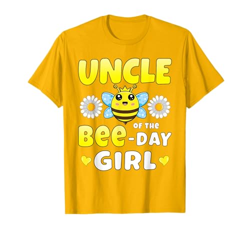 Uncle of the Bee Day Girl Matching Bee Birthday Party T-Shirt Uncle of the Bee Day Girl Matching Bee Birthday Party T-Shirt von Bee Day Birthday Party Co.