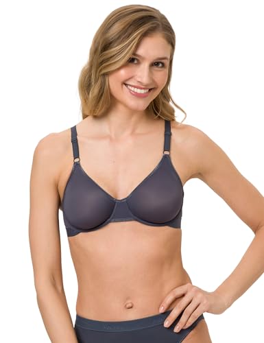 BeeDees Damen BH mit Büge MicroFun W, Blau (Dunkelblau 625), 80C von BeeDees