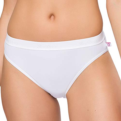 BeeDees Damen Slip MicroFun Tai, Weiß (White), Gr. 36 von BeeDees