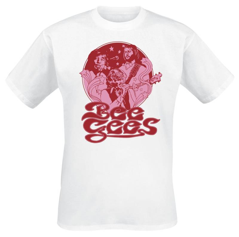 Bee Gees Groove T-Shirt weiß in XXL von Bee Gees