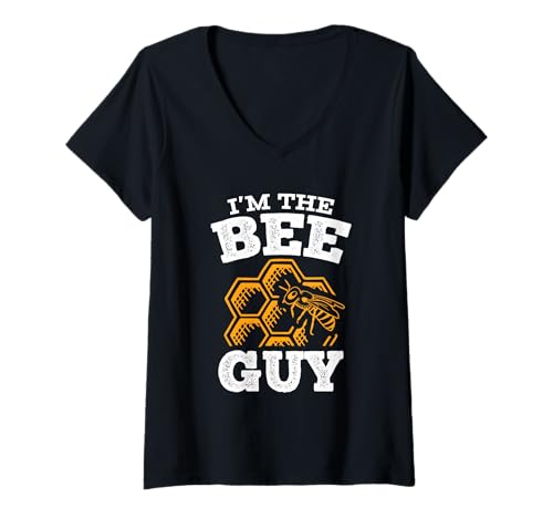 Damen The Bee Guy Bienenzüchter T-Shirt mit V-Ausschnitt Damen The Bee Guy Bienenzüchter T-Shirt mit V-Ausschnitt von Bee Keeping Bee Keeper Gift Bee Stuff