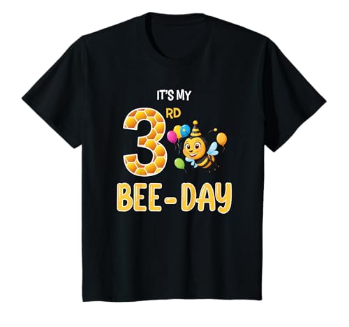 Kinder 3. Geburtstag Shirt Lustige Biene 3 Jahre Biene Geburtstag 3 T-Shirt von Bee Lover Birthday TShirtz & More